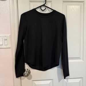 Lululemon women Black Running Long Sleeve